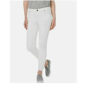 David Bitton Buffalo Jeans Women's Aubrey Mid Rise Stretch White Size 6/28 NWOT‎